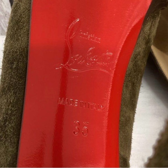 Authenticated Women's Christian Louboutin Palais Royal
Suede Bronze size 35 - Picture 4 of 15